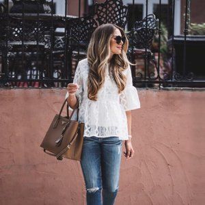 SUMMER LOVIN' EMBROIDERED DOLLY TOP